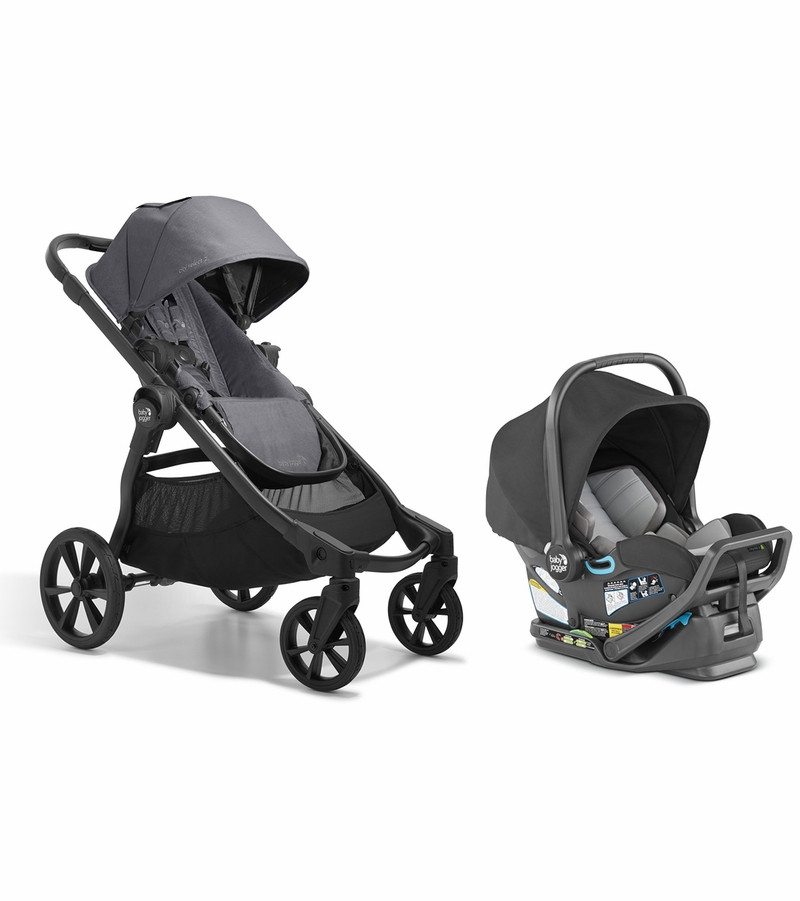 2023 Baby Jogger City Select 2 Travel System - Radiant Gray - Ships Now! - City Strollers