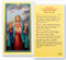 Immaculate Heart of Mary Novena Prayer Laminated Holy Card