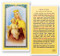 Our Lady of Mount Carmel Prayer Laminated Holy Card