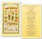 Mysteries of the Holy Rosary Laminated Holy Card