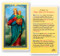 Prayer to Mary Help of Christians Laminated Holy Card