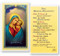 Ave Regina Caelorum Laminated Holy Card