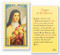 St. Therese Prayer Laminated Holy Card