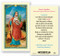 St. Agatha Patroness Against Breast Diseases Laminated Holy Card