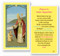 St. Augustine Prayer Laminated Holy Card