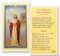 St. Barbara Virgin and Martyr Laminated Holy Card