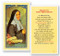 St. Bernadette Prayer Laminated Holy Card
