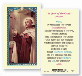 St. John of the Cross Prayer Laminated Holy Card