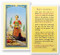 St. Lawrence Laminated Holy Card