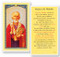 St. Nicholas Prayer Laminated Holy Card