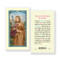 St. Simon the Apostle Prayer Laminated Holy Card