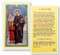 St. Vincent de Paul Prayer Laminated Holy Card