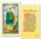 St. Patrick Irish Blessing Laminated Holy Card