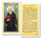 St. Benedict Prayer Laminated Holy Card