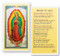 Right to Life Laminated Holy Card