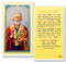 St. Nicholas Prayer for Children Laminated Holy Card