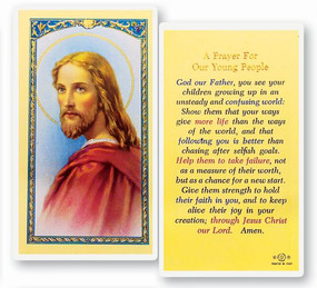 Prayer for Our Young People Laminated Holy Card
