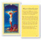 Sonnet to Christ Crucified Laminated Holy Card