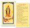 Golden Hail Mary Laminated Holy Card