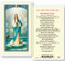 Our Lady Star of the Sea Laminated Holy Card