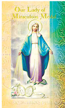 Our Lady of the Miraculous Medal Biography Card