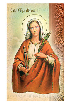 St. Apollonia Biography Card