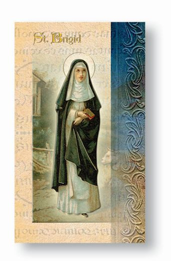 St. Brigid Biography Card