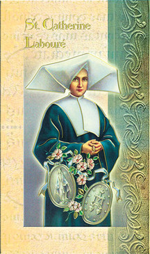 St. Catherine Laboure Biography Card