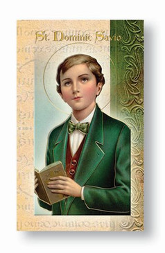 St. Dominic Savio Biography Card