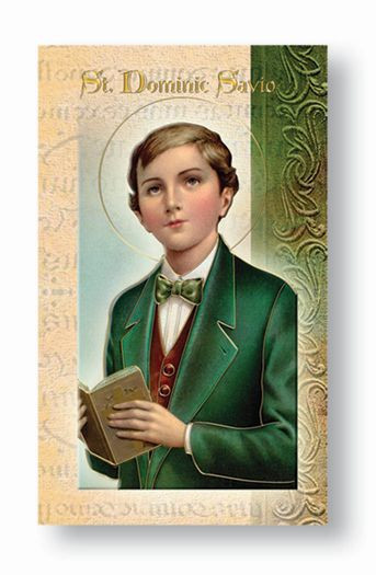 St. Dominic Savio Biography Card