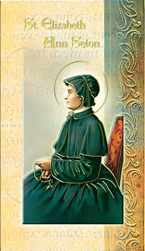 St. Elizabeth Ann Seton Biography Card