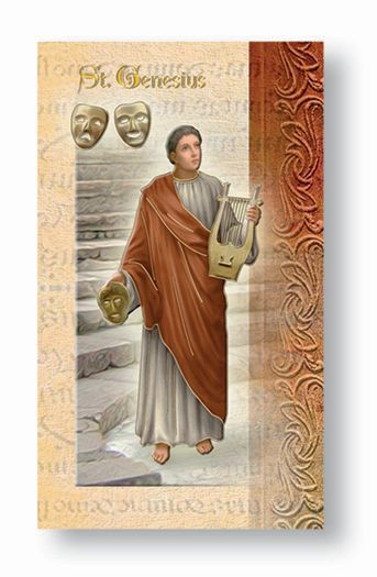 St. Genesius Biography Card