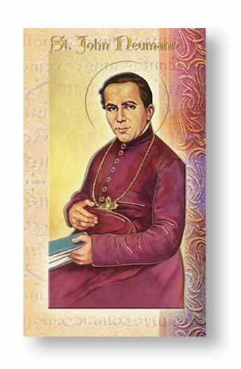 St. John Neumann Biography Card