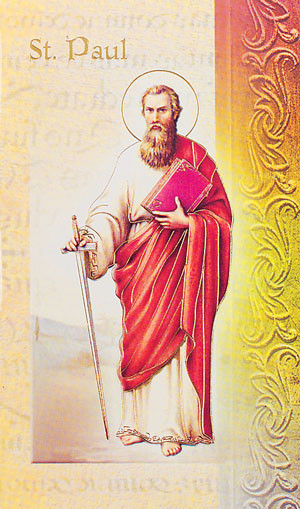 St. Paul the Apostle Biography Card