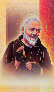 St. Padre Pio Biography Card
