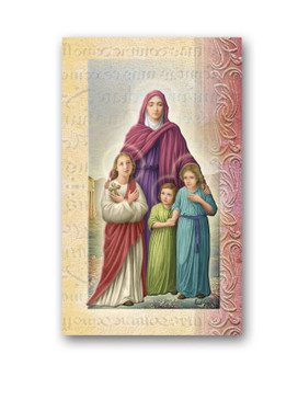Sts. Sophia, Faith, Hope, and Love Biography Card
