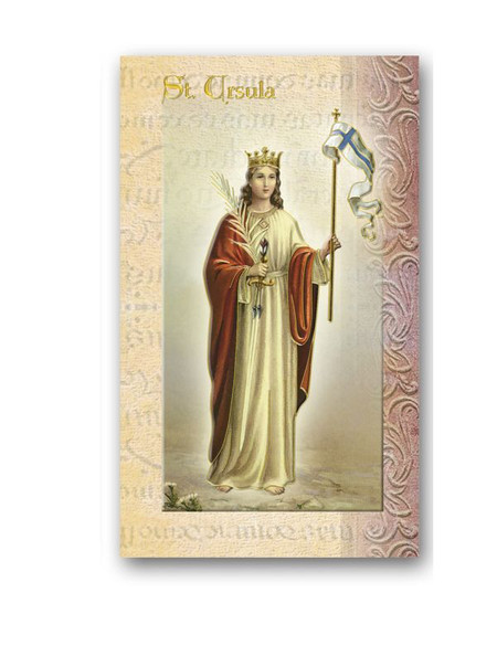 St. Ursula Biography Card