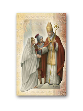 Saint Valentine Biography Card