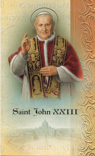 Pope St. John XXIII Biography Card