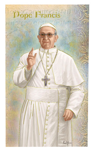 Pope Francis Biography Card