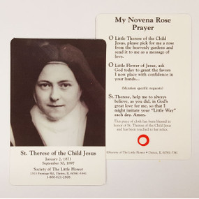 St. Therese Relic Card (SLF-906)