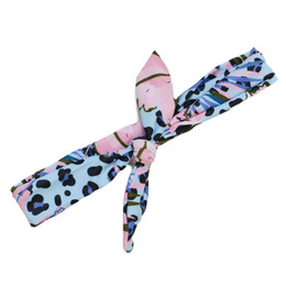 Blueberry Bay Swim Headwrap - Tropical Animal Print - size One Size