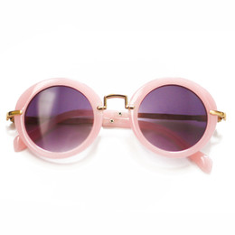 Blueberry Bay   Round Sunnies Sunglasses - Pink