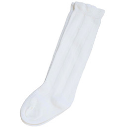 Be Girl Clothing                             Classic Socksy Knee Socks - Off White