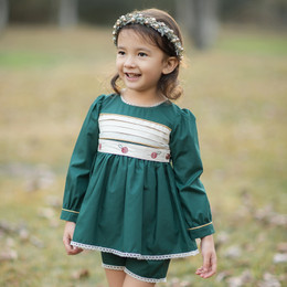 Evie's Closet  Holiday 5pc Belted Tunic Set - size 12M
