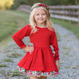 Be Girl Clothing                     Holiday Vernon Dress - size 12M