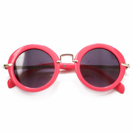 Blueberry Bay   Round Sunnies Sunglasses - Magenta