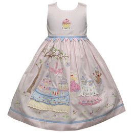 Cotton Kids   Teddy Bear Tea Party Dress - size 5