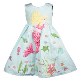 Cotton Kids   Under The Sea Mermaid Dress - size 4T