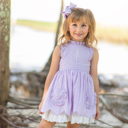 Evie's Closet    Lavender Pearl 2pc Dress Set